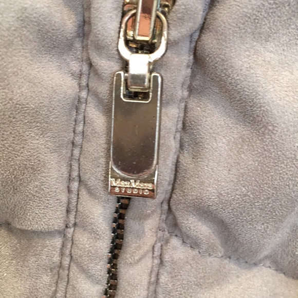 Maxmara Studio Down Feather Coat Size 8 - Picture 5 of 10